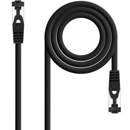 Cable de Red RJ45 SSTP Nanocable 10.20.2001-BK Cat.8.1/ 1m/ Negro